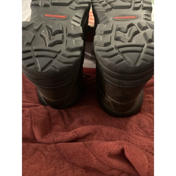 Carlsbad 6” Men Sz 6.5 Brown Leather Steel Toe EH, Waterproof Slip Resistant - Picture 12 of 16